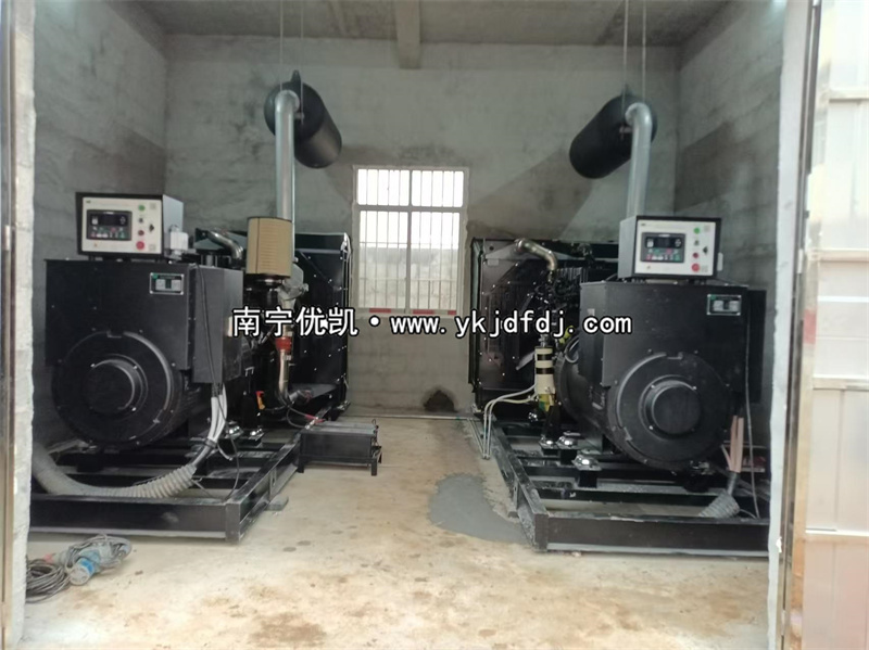 2024年2月23日，貴港項目兩臺500KW柴油發(fā)電機組安裝完成并通過驗收